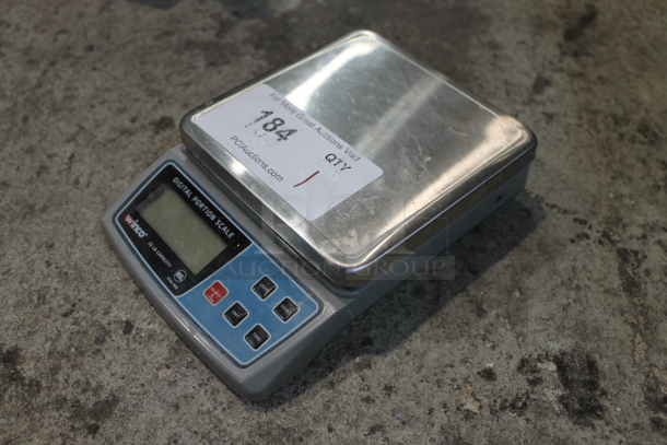 Winco Metal Countertop 22 Pound Digital Portioning Scale. - Image 2 of 4