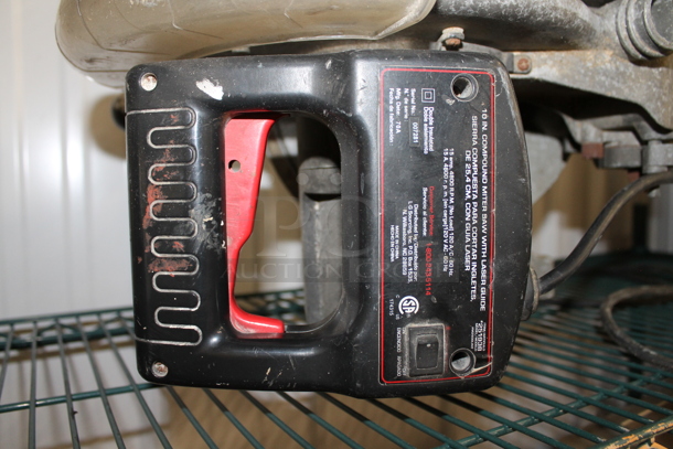 M2500LW2 Metal Countertop 10" Compound Miter Saw w/ Laser Guide. 120 Volts, 1 Phase. Tested and Working! - Image 12 of 12