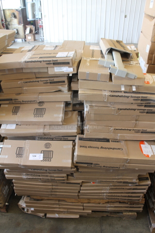ALL ONE MONEY! PALLET LOT of NEW Cambro CPDS21H6480 Camshelving® Premium Dunnage Stand 21" and MORE!