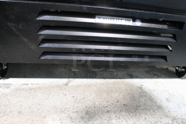 Beverage Air LV49HC-1-B Metal Commercial 2 Door Reach In Cooler Merchandiser on Commercial Casters. 115 Volts, 1 Phase. Tested and Working! - Image 4 of 7