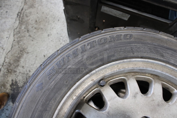 4 Tires on Rims Including Sumitomo HTR A/S P01 205/60R15 91H. 24x9x24. 4 Times Your Bid! - Image 3 of 12