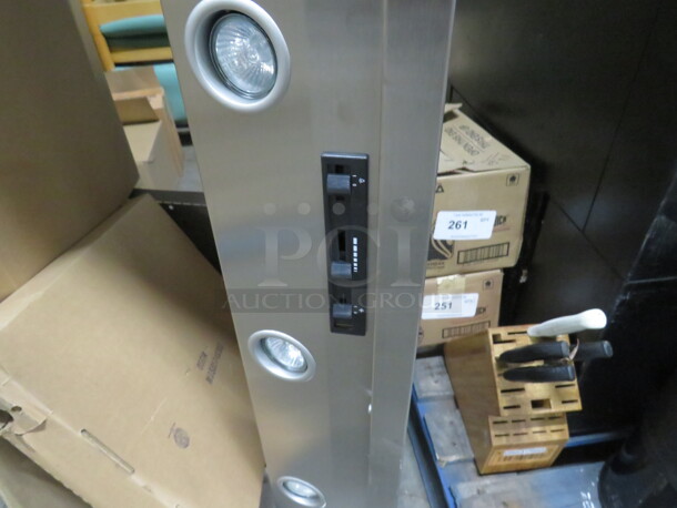 One NEW Stainless Steel Hood With Filters. 54X24X18 - Image 2 of 3