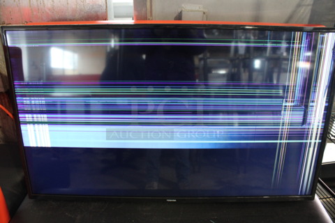 Toshiba Model 49L510U18 49" Television. 120 Volts, 1 Phase. Buyer Must Pick Up - We Will Not Ship This Item. Tested and Powers On - See Pictures