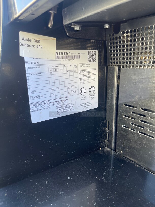 Working! Hussmann Commercial Refrigerated Grab and Go Display NSF 115 Volt Tested and Working! - Image 6 of 10
