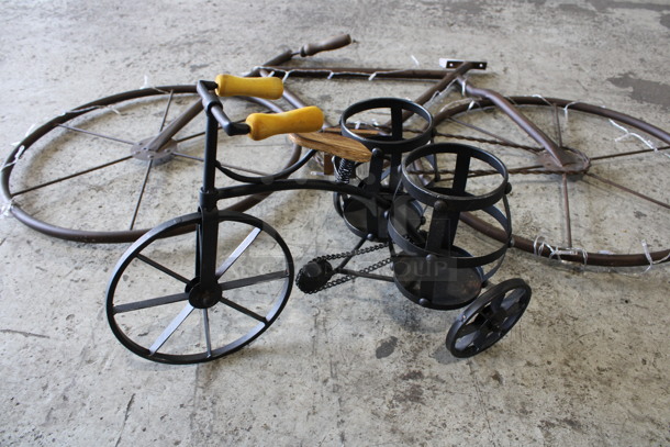 2 Metal Bicycle Decorations. 11x16x12, 47x3x32. 2 Times Your Bid! - Image 2 of 4