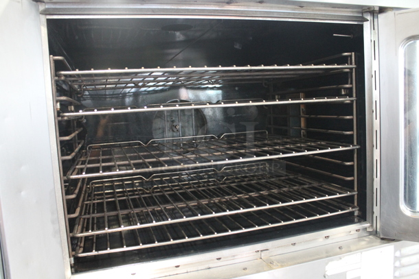 2 Southbend Marathon Gold Stainless Steel Commercial Natural Gas Powered Full Size Convection Ovens w/ View Through Doors, Metal Oven Racks and Thermostatic Controls. 2 Times Your Bid! - Image 10 of 11