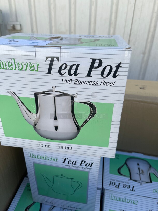Bran New! Commercial Stainless Steel Large Tea Pot 70 OZ NSF  - Image 3 of 6