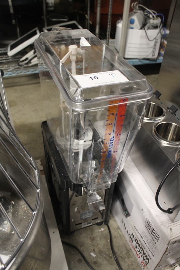 LIKE NEW! Carnival King JETCOF 120M Stainless Steel Commercial Countertop Single 5 Gallon Bowl Refrigerated Beverage Dispenser. 120 Volts, 1 Phase. Unit Has Only Been Used a Few Times! Tested and Working!  - Image 3 of 6