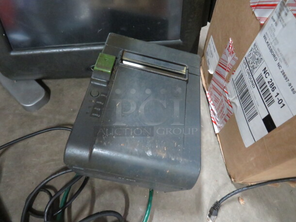 One Radiant POS Terminal With An Epson Thermal Printer #M267A. - Image 2 of 2