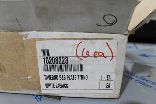 Box of 6 BRAND NEW! Taverino B&B 7" Plates.  - Image 5 of 5
