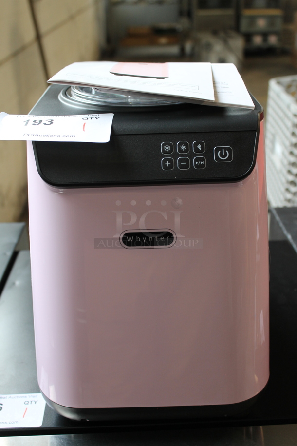 BRAND NEW SCRATCH AND DENT! Whynter ICM-128BPS Upright Automatic Ice Cream Maker LCD Digital Display. 115 Volts, 1 Phase. Tested and Working!
 - Image 1 of 3