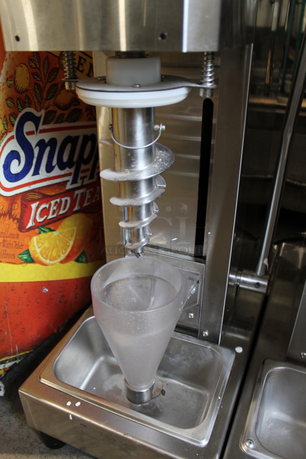 Vevor BJB7150T Stainless Steel Commercial Countertop Frozen Yogurt / Ice Cream Milkshake Mixer. 110 Volts, 1 Phase. Tested and Working! - Image 2 of 4