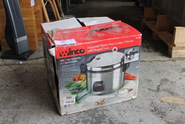 BRAND NEW SCRATCH AND DENT! Winco RC-S300 Stainless Steel Commercial Countertop Advanced Electric Rice Cooker Warmer. - Image 2 of 11