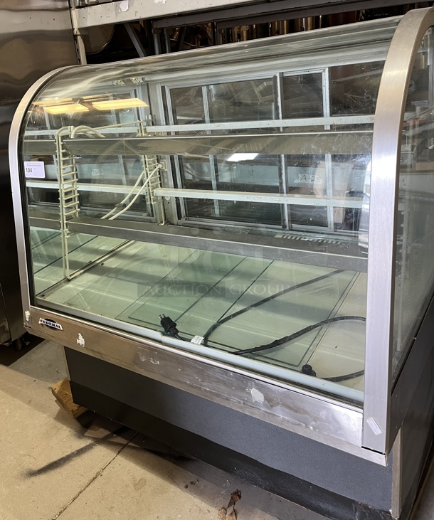 Federal Glass Front Refrigerated Display, 115V, 1 Phase, Tested & Working!