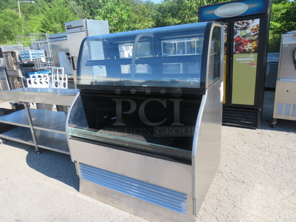 One WORKING Structural Concepts Dual Service Refrigerated Merchandiser. Model# HMBCH. 208-230 Volt. 1 Phase. 51X34X62 - Image 4 of 5