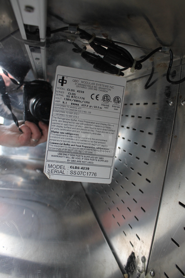 QBD CLDS 4239 Metal Commercial Open Grab N Go Merchandiser. 120 Volts, 1 Phase. Tested and Powers On But Does Not Get Cold - Image 4 of 5