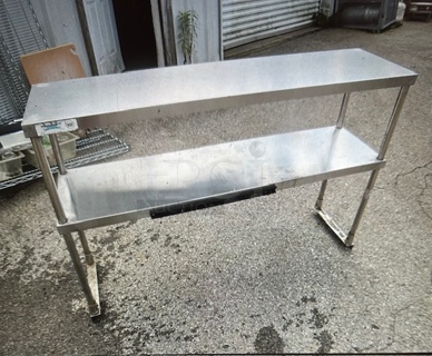 Stainless Steel Over Shelves. 48X12X33.5