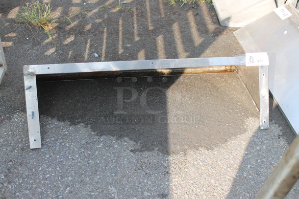 Stainless Steel Wall Mount Shelf. - Image 2 of 2