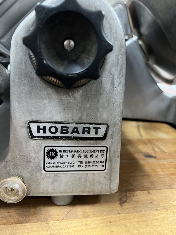 Hobart Manual Commercial Slicer 1/2 HP EDGE12  Refurbished and Working Condition 120 volt NSF - Image 3 of 3