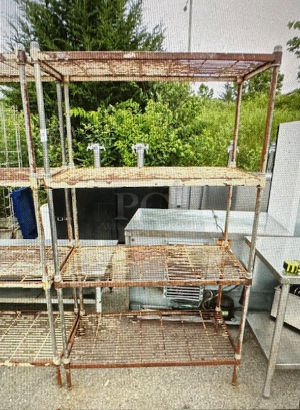 One Shelving System With 4 Shelves. 42X21X73 - Image 1 of 1