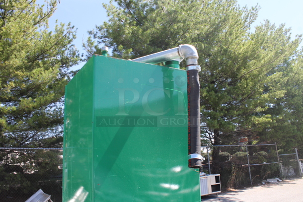Green Metal Used Fryer Oil Fuel Storage Tank. - Image 4 of 4