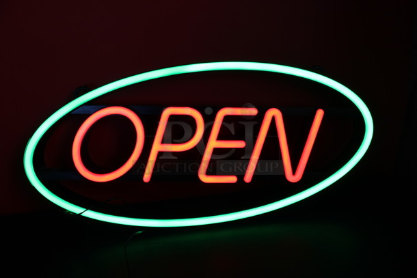 Open Light Up Sign. 27x2.5x13. Tested and Working! - Image 2 of 5