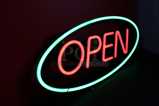 Open Light Up Sign. 27x2.5x13. Tested and Working! - Image 3 of 5