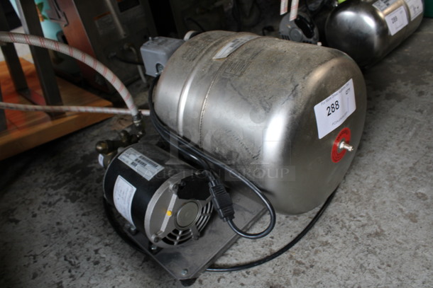 Metal Water Booster w/ Motor. 115 Volts, 1 Phase. 19x19x12 - Image 2 of 4