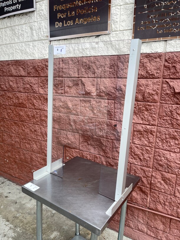 Barley Used! Metro Clear Fiber Glass Shield Screen  Great For Cash Register Area