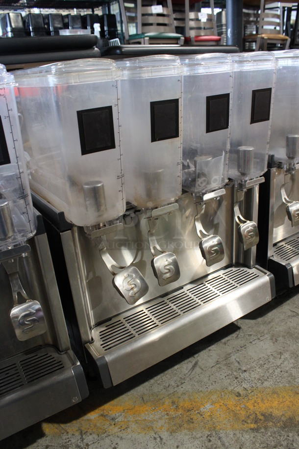 2019 Crathco Model CS-4E/2D/3D-16 Stainless Steel Commercial Countertop 4 Hopper Refrigerated Drink Machine. 120 Volts, 1 Phase. 21x18x28. Tested and Working! - Image 2 of 8