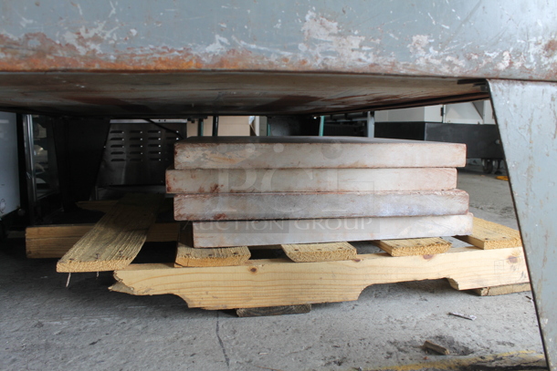 2 Bakers Pride Stainless Steel Commercial Propane Gas Powered Single Deck Pizza Ovens on Legs. Comes w/ Cooking Stones! 2 Times Your Bid! - Image 11 of 12