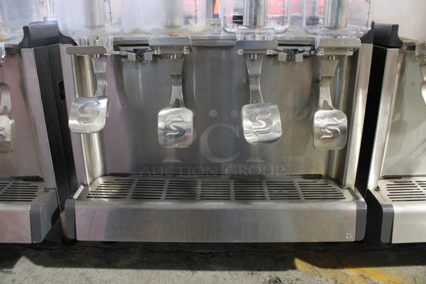 2018 Crathco Model CS-4E/2D/3D-16 Stainless Steel Commercial Countertop 4 Hopper Refrigerated Drink Machine. 120 Volts, 1 Phase. 21x18x28. Tested and Working! - Image 3 of 8