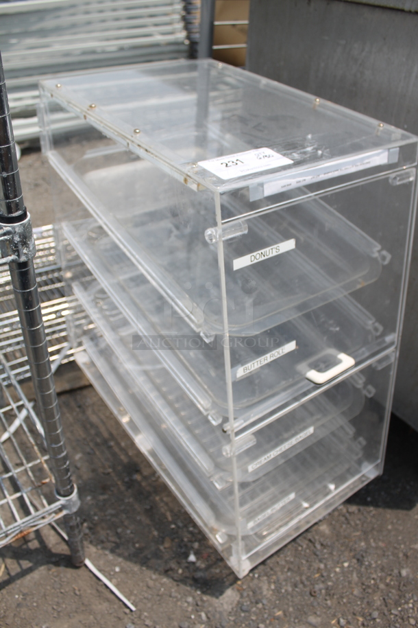 Clear Countertop Dry Bakery Display Case - Image 7 of 9