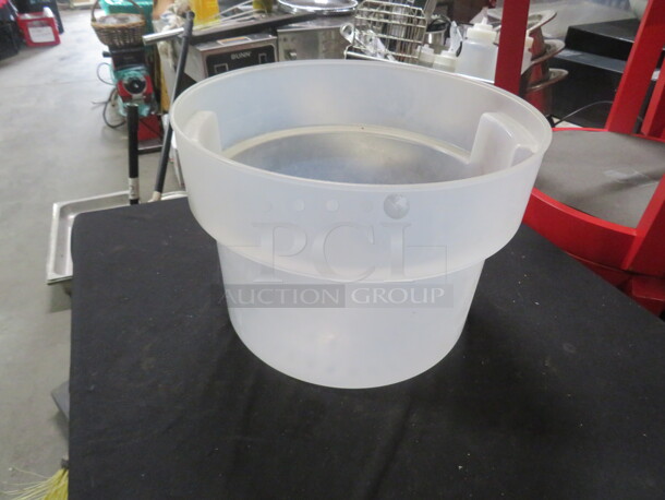 One 12 Quart Perforated Food Storage Container. - Image 1 of 2