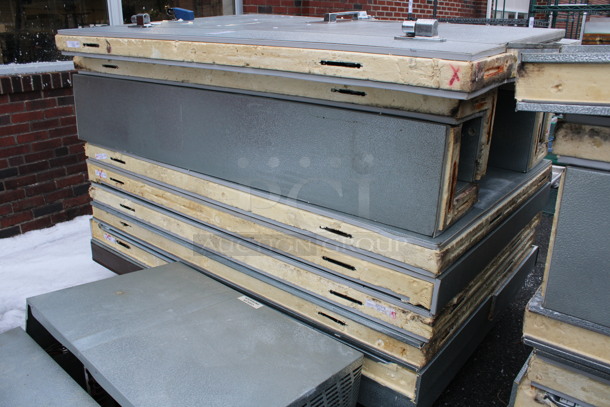 Norlake 6'x6'x6' SELF CONTAINED Walk In Freezer Box w/ Floor, Norlake Model CPF175DC-A Compressor and Copeland Model RS80C2E-CAV-101 Condenser. 208/230 Volts, 1 Phase. Gallery Picture Is Unit Before Disassembly - Image 10 of 10