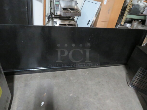 One Black Wooden Bar Table Top. 100X28 - Image 1 of 1
