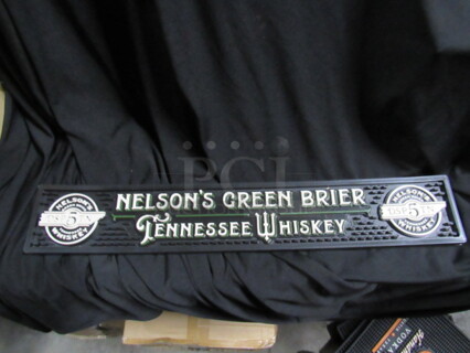 NEW 21X3 Nelson Greenbrier Whiskey Bar Mat. 