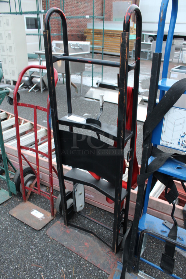 Black Metal Furniture Dolly Appliance Cart. 24x14x58 - Image 3 of 5