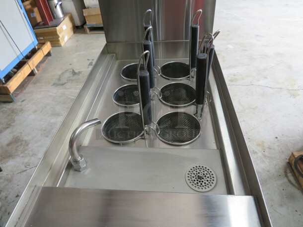 One NEW Stainless Steel Thermotek Natural Gas Pasta Cooker. Model# TT-PC150-N. 16X34X47.5. - Image 2 of 5