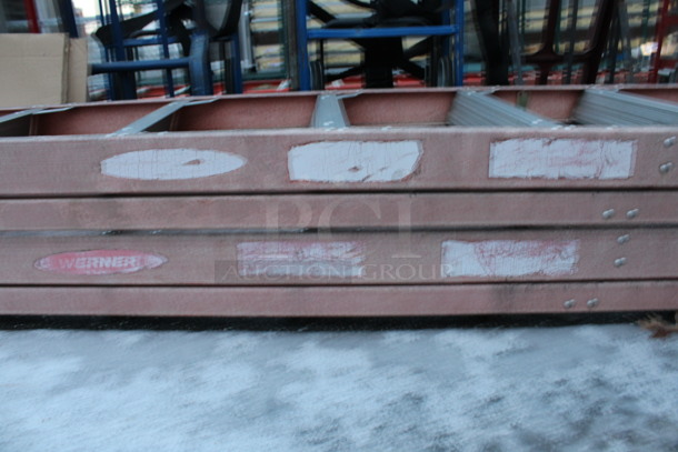 2 Werner Orange 10' Ladders. 2 Times Your Bid! - Image 4 of 5