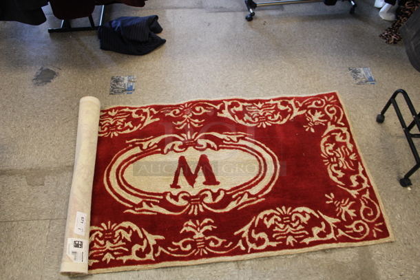 Trans Ocean 2144/24W Christmas Pattern Red and Tan Decorative Polyester, Acrylic Area Rug - Image 3 of 9