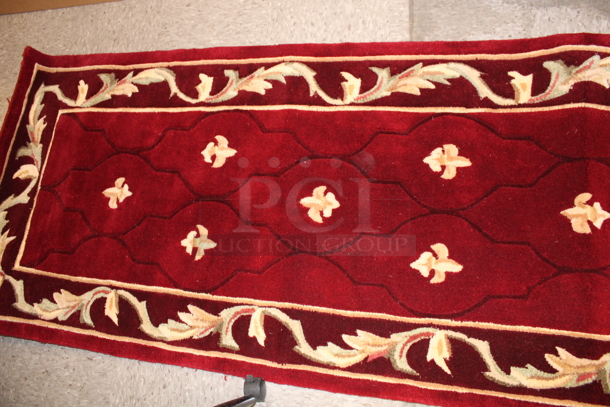 SPECIAL EDITION! Royal Palace Fleur De Lis 2'6" x 9'6" Handmade Runner - Image 4 of 8