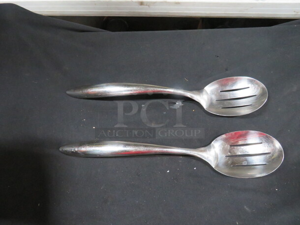 Stainless Steel Slotted Spoon. 2XBID.