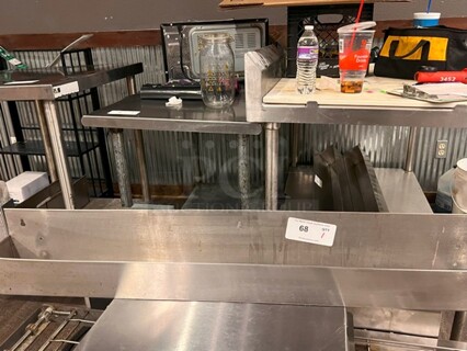 Stainless Steel Single Liquor Rail
42" 
