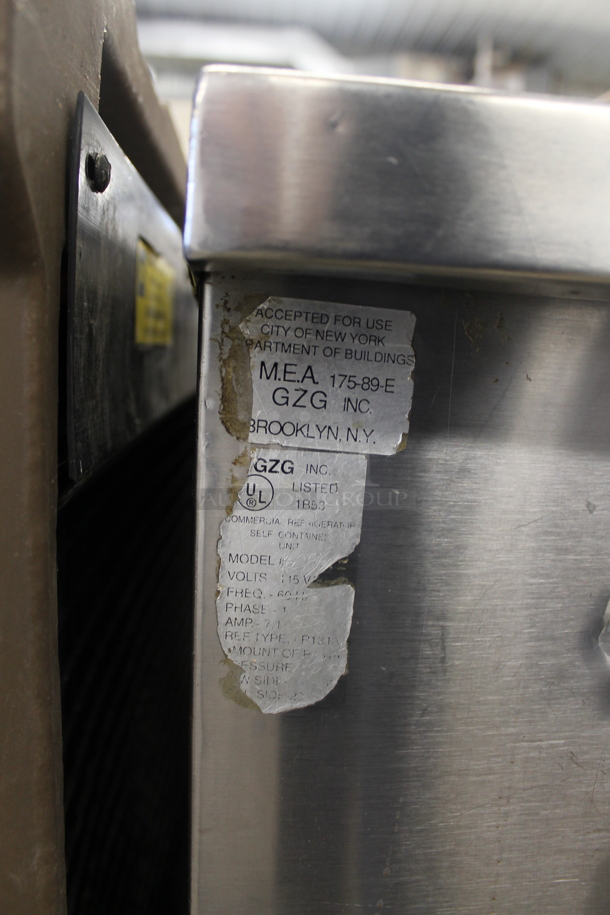 Universal Coolers SC85 Stainless Steel Commercial 3 Door Work Top Cooler. 115 Volts, 1 Phase. Tested and Working! - Image 7 of 7