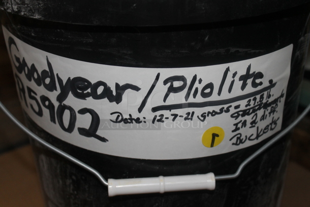 ALL ONE MONEY! TWO PALLET LOT of Poly Buckets of Various Items Including Hybrid Smart Finish Clear Gloss and Pliolite. BUYER MUST REMOVE. - Image 6 of 6