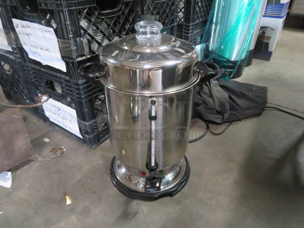 One Hamilton Beach 60 Cup Commercial Coffee Urn. Model# GC32. 120 Volt.  - Image 1 of 1