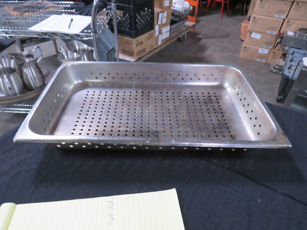 Full Size 2.5 Inch Deep Perforated Hotel Pan. 2XBID