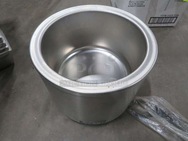 One NEW Adcraft Soup Warmer. 120 Volt. Model# FW-1200WR/B. 12X9.5 - Image 2 of 2