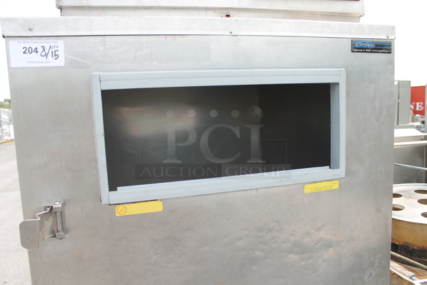 Hoshizaki KM-1300MAH Stainless Steel Commercial Ice Head on Commercial Bin. 208-230 Volts, 1 Phase. - Image 3 of 5